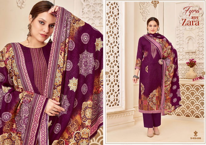 Fyra Zara Pashmina Winter Wear Wholesale Dress Material Collection